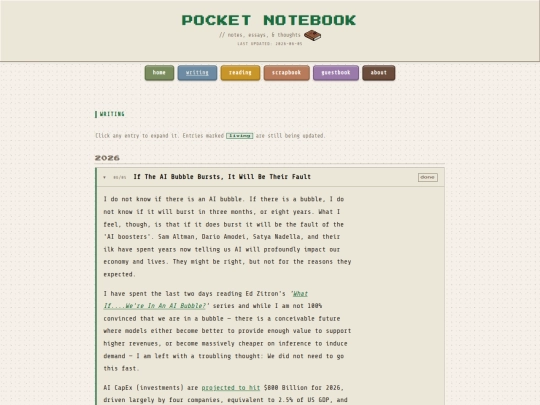 blog screenshot