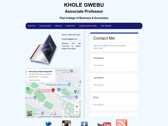 contact screenshot