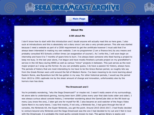 about-me screenshot