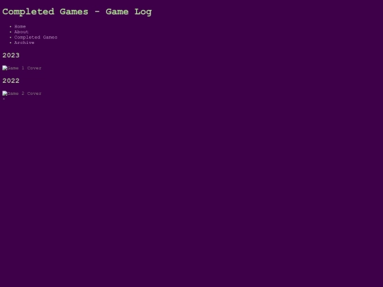 test screenshot
