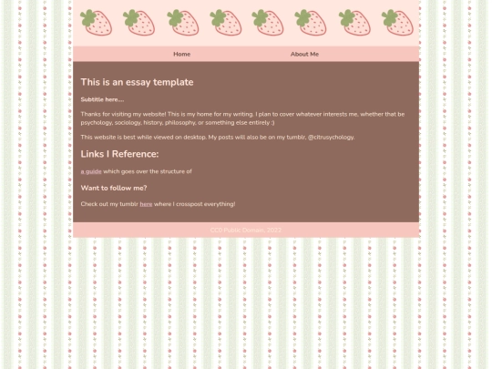 essaytest screenshot