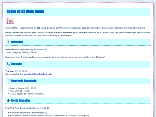 secretaria screenshot