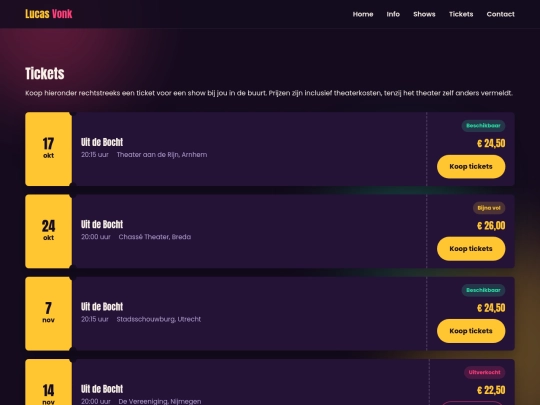 tickets screenshot
