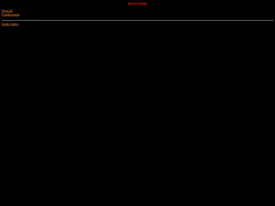 book/horror screenshot