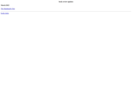 book/updates screenshot