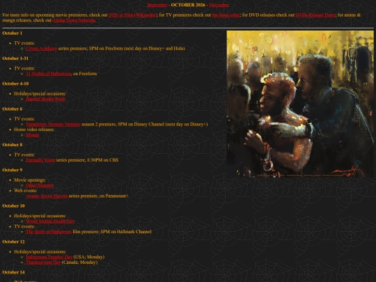 calendar/oct screenshot