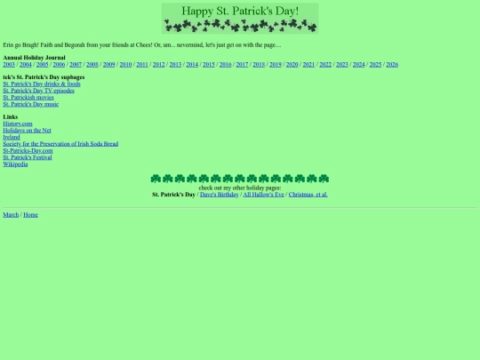 calendar/st_paddys/Day screenshot
