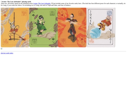 collections/playing/avatar screenshot