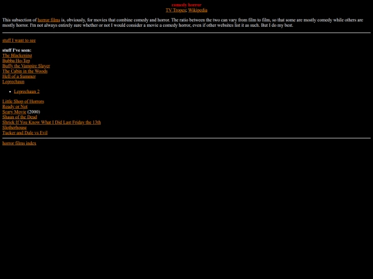 feature/horror/comedy/films screenshot