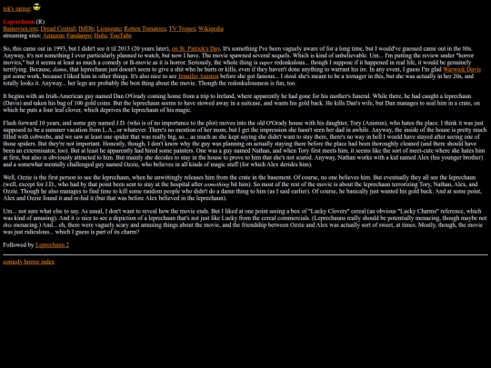 feature/horror/comedy/leprechaun screenshot