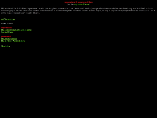 feature/supernatural/paranormal screenshot