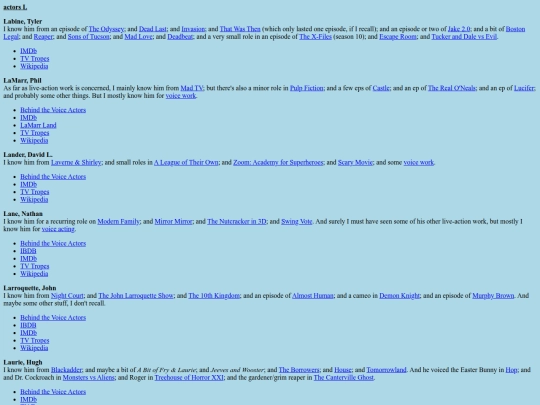 links/actors/act_l screenshot