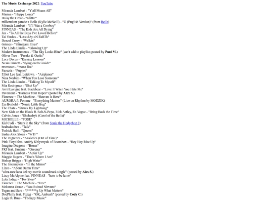 music/exchange/2022 screenshot
