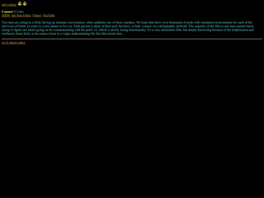 short/science/contact screenshot