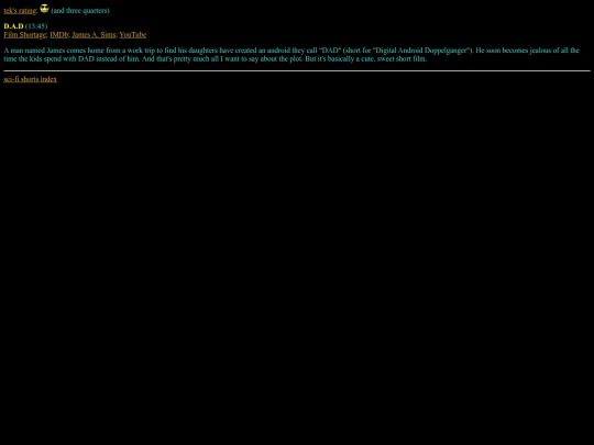 short/science/dad screenshot