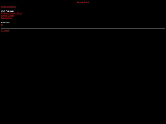 tv/horror/shows screenshot