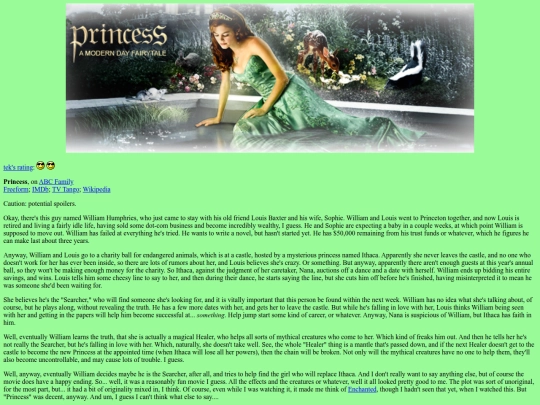 tv/movies/princess screenshot