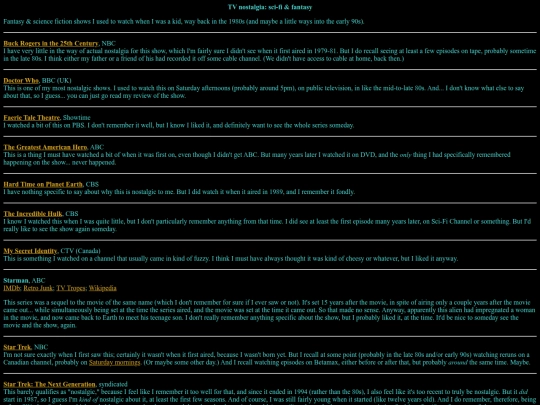 tv/science/nostalgia screenshot