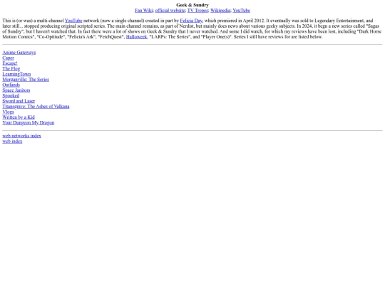 web/geek/sundry screenshot