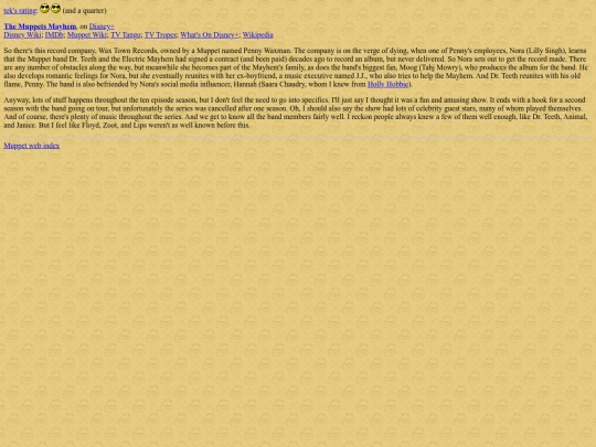 web/muppet/mayhem screenshot