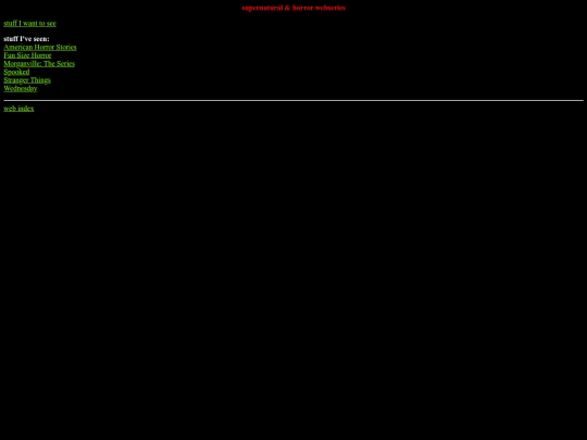 web/supernatural/horror screenshot