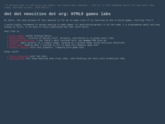 index screenshot