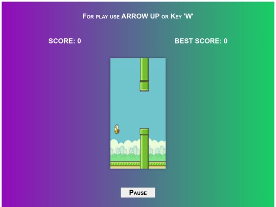 flappyBird screenshot