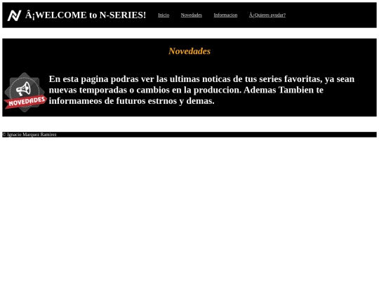 novedades screenshot