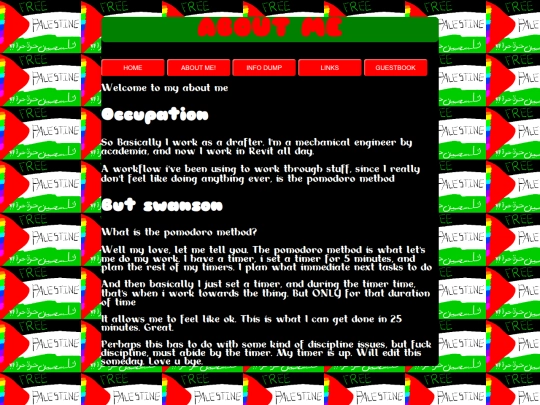 aboutme screenshot