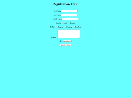 registro/Registration form screenshot