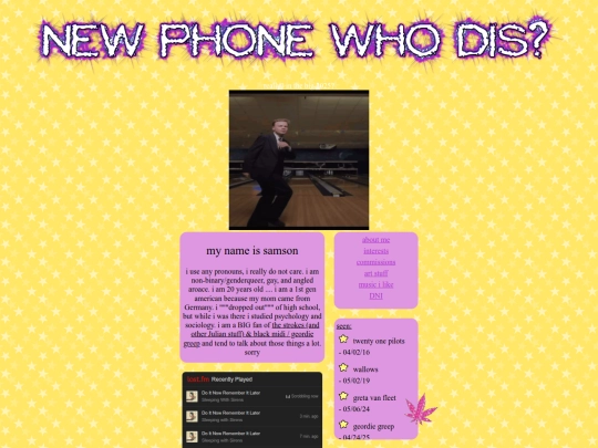 aboutme screenshot