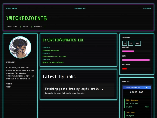 index screenshot