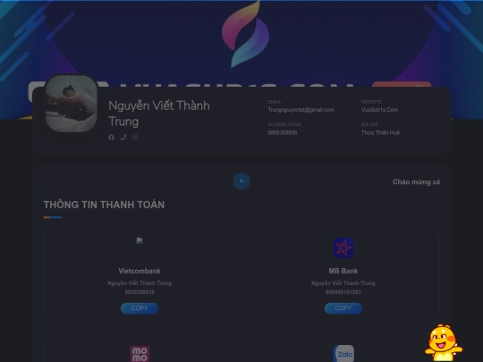 thongtinthanhtoan screenshot