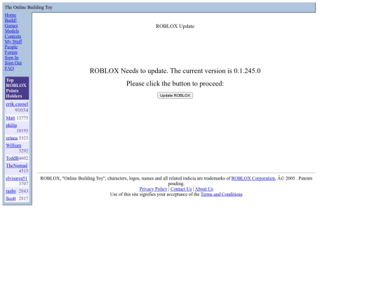 update screenshot