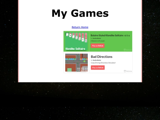 games screenshot