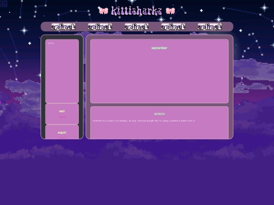 diary screenshot