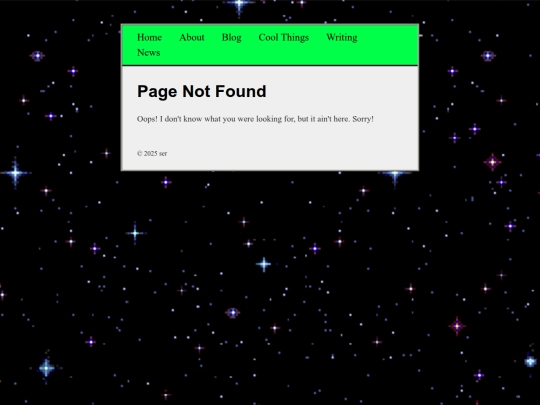 not_found screenshot