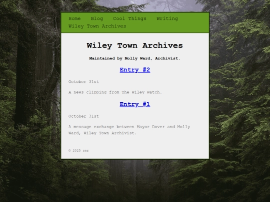 wiley_town screenshot