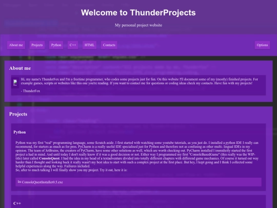 ThunderProjects screenshot