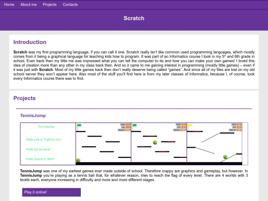 projects/scratch screenshot