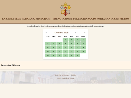 prenotazione_pellegrinaggio screenshot