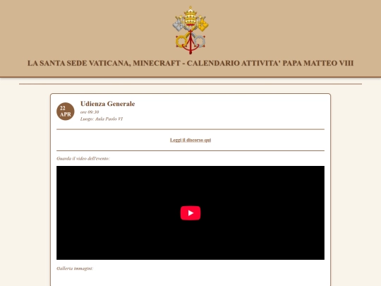 udienzagenerale_22_aprile_2028 screenshot