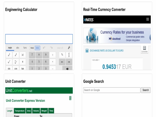 index screenshot