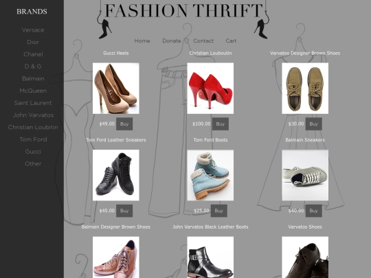 html/shop screenshot