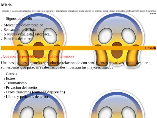 proyecto/Miedo screenshot