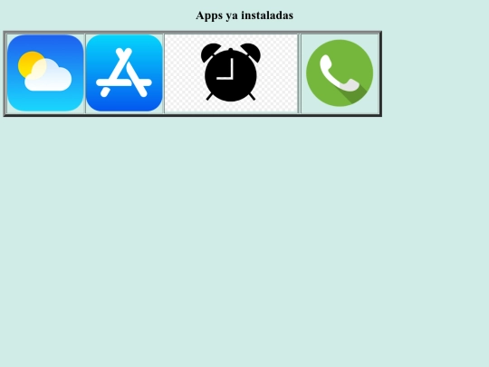 proyecto/Predeterminadas screenshot