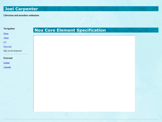 noxcore-element-specification screenshot
