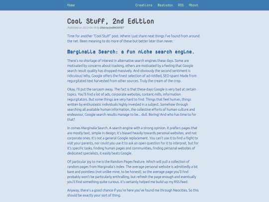blog/cool-stuff-2nd-ed screenshot