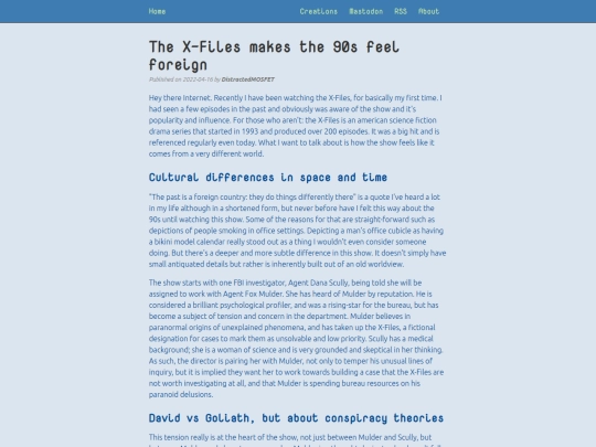 blog/xfiles-foreign screenshot
