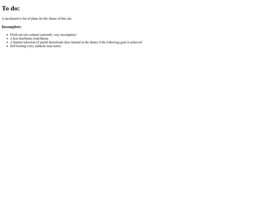 todo screenshot